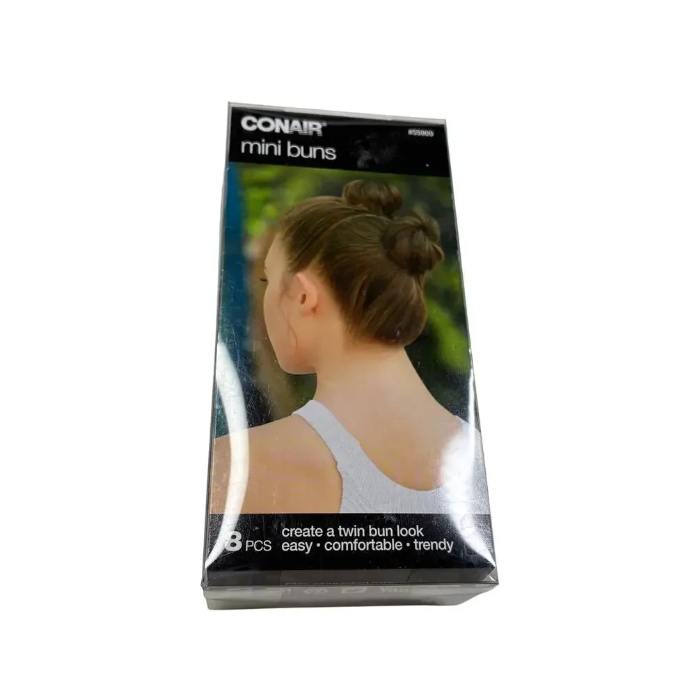 Conair Mini Buns 8pcs Hair Accessory NEW